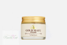  Омолаживающий крем с лошадиным жиром и золотом BERRISOM Gold Mayu Cream 