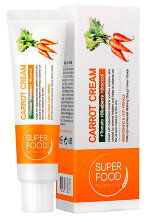 Антиоксидантный крем с морковью FarmStay Super Food Carrot Cream