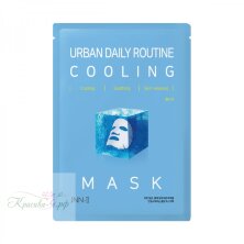Тканевая охлаждающая маска для лица  JNN-II Urban Daily Routine Cooling Mask