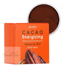 Гидрогелевые патчи с экстрактом какао для кожи вокруг глаз PETITFEE Cacao Energizing Hydrogel Eye Mask