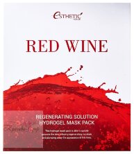  Гидрогелевая маска с экстрактом красного вина ESTHETIC HOUSE Red Wine Regenerating Solution Hydrogel Mask Pack
