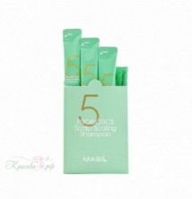 Глубокоочищающий шампунь с пробиотиками MASIL 5 Probiotics Scalp Scaling Shampoo 8ml 