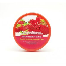 Питательный крем для тела с экстрактом клубники DEOPROCE Natural Skin Strawberry Nourishing Cream с/г 