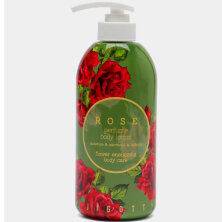  Лосьон для тела парфюмированный с экстрактом розы Jigott Rose Perfume Body Lotion