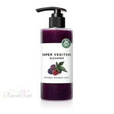 Очищающий детокс-гель с фиолетовыми экстрактами WONDER BATH Super Vegitoks Cleanser Purple 